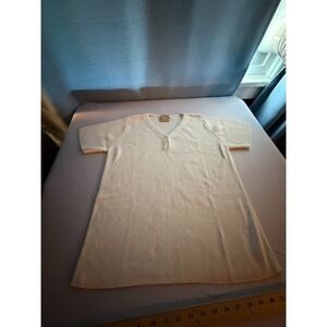 Women's Vintage Short Sleeve Cotton Blend Sweater by Partners Size - XL